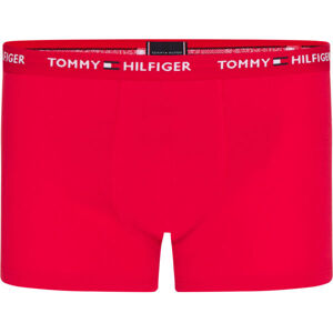 Tommy Hilfiger TRUNK Pánské boxerky, Tmavě modrá,Bílá, velikost