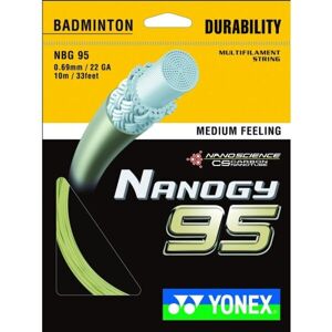 Yonex NANOGY 95 Badmintonový výplet, zlatá, veľkosť UNI